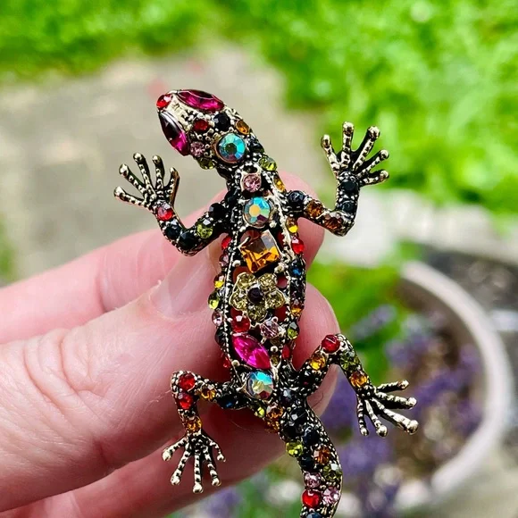 Lizard Brooch - Picture 2 of 2